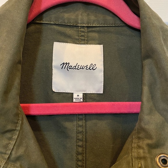 Madewell Surplus Jacket military green color size M - Picture 4 of 11